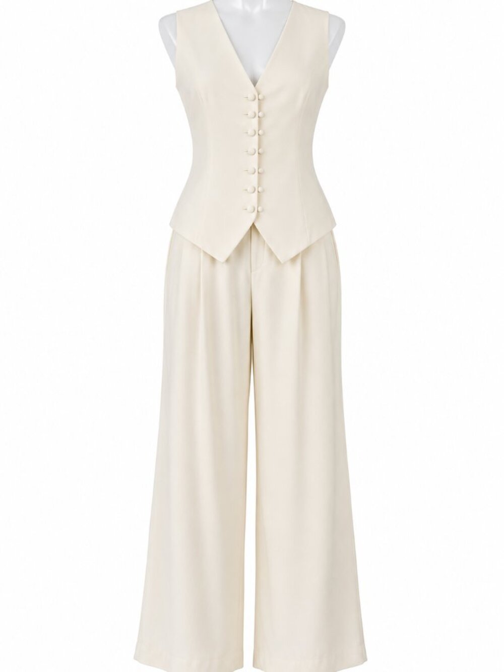 Joseph Ribkoff Vintage White Pantsuit